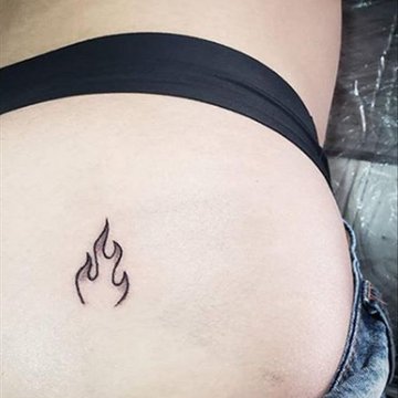 Tattoo-Skizzen Feuer
