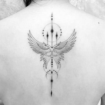 Tattoos Vorlagen von Flügeln