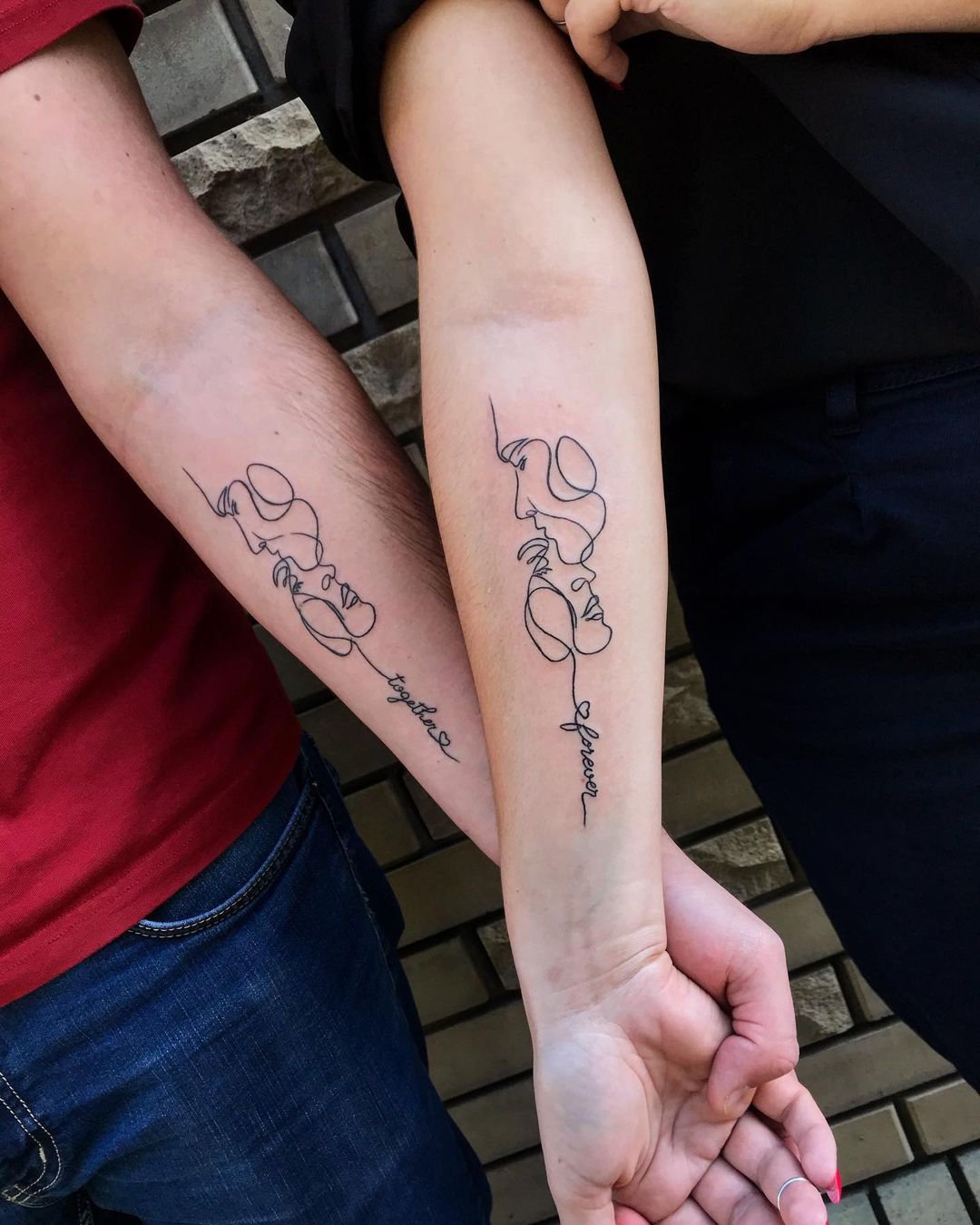 Ausgefallene Ideen für ein PartnerTattoo Mann & Frau VeAn Germany