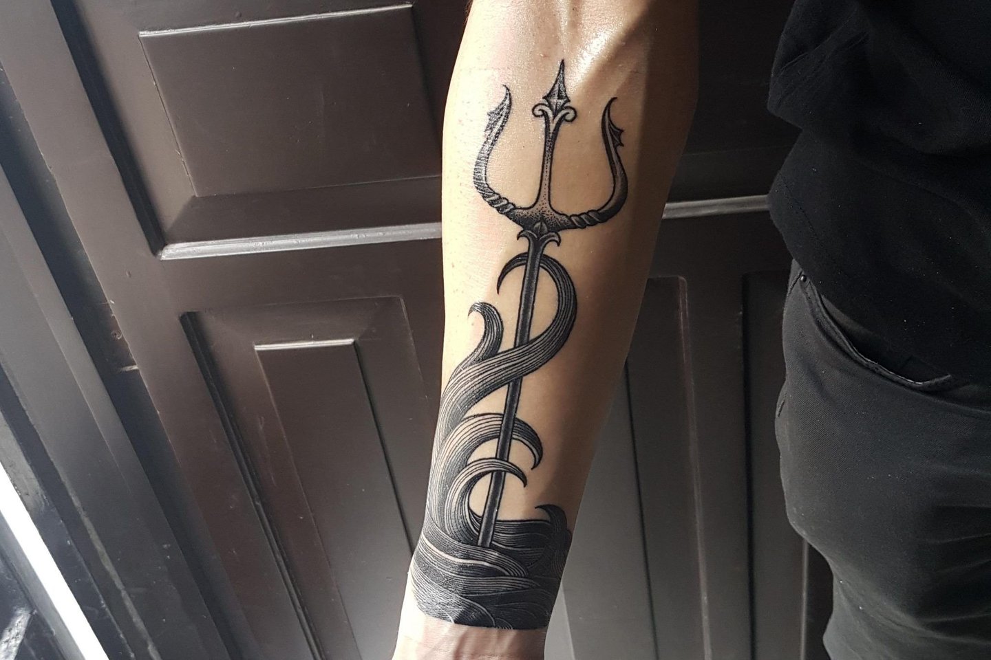 Dreizack Tattoo Skizze