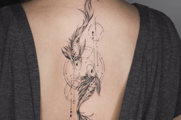 Fisch-Tattoo-Skizze
