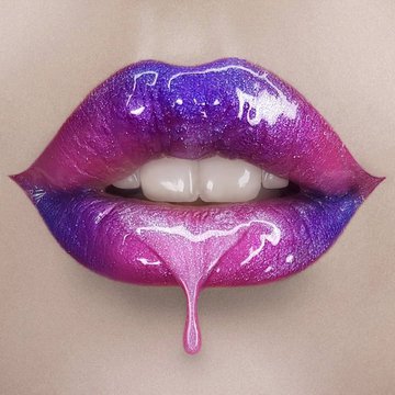 Lippe Tattoo Skizze