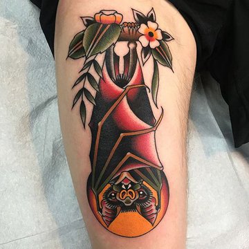 Tattoos vorlagen von Fledermaus