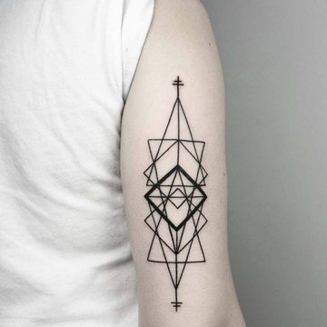 Tätowierungsskizzen Geometrie