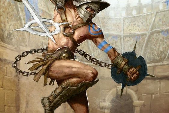 Tätowierungsskizzen des Gladiators