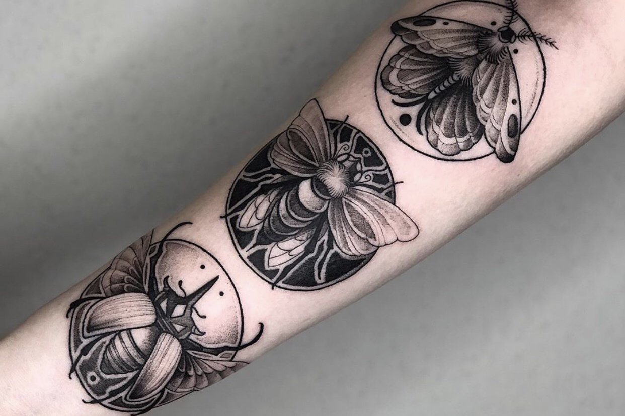 Tattoo Skizze Käfer