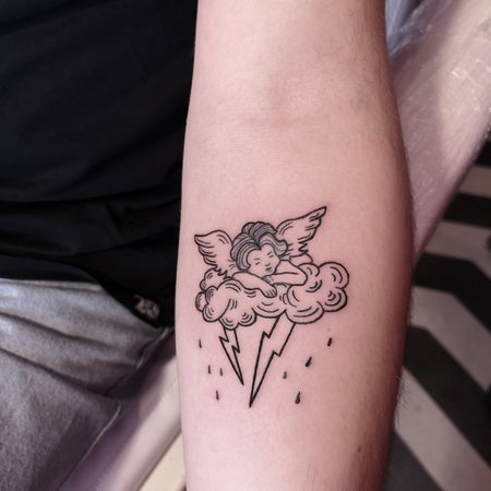 27+ Schöne Engel Tattoos für Männer und Frauen Bedeutung & Vorlagen