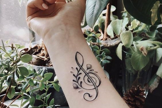 Tattoo-Skizzen “Noten”