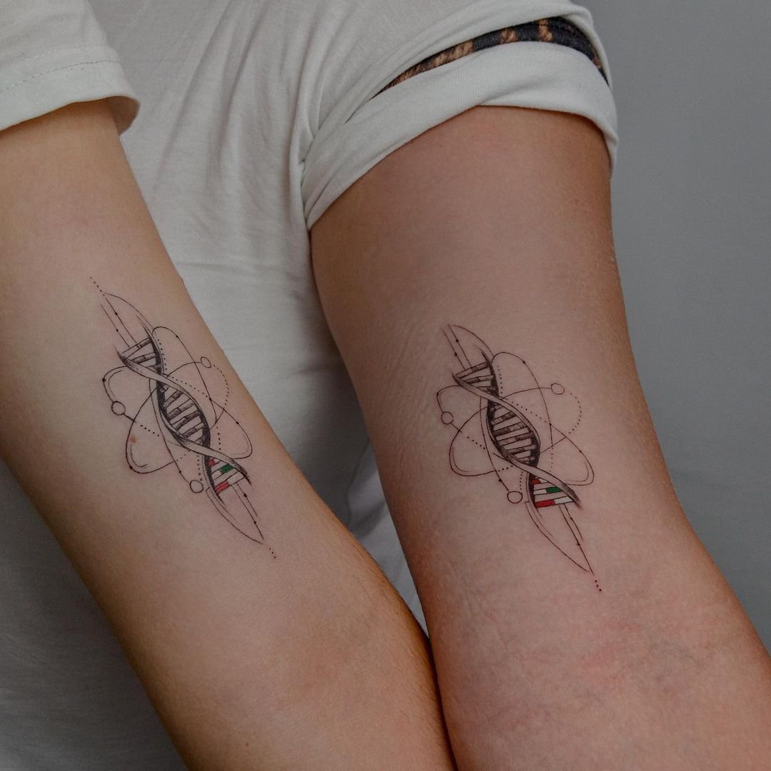 Ausgefallene Ideen für ein PartnerTattoo Mann & Frau VeAn Germany