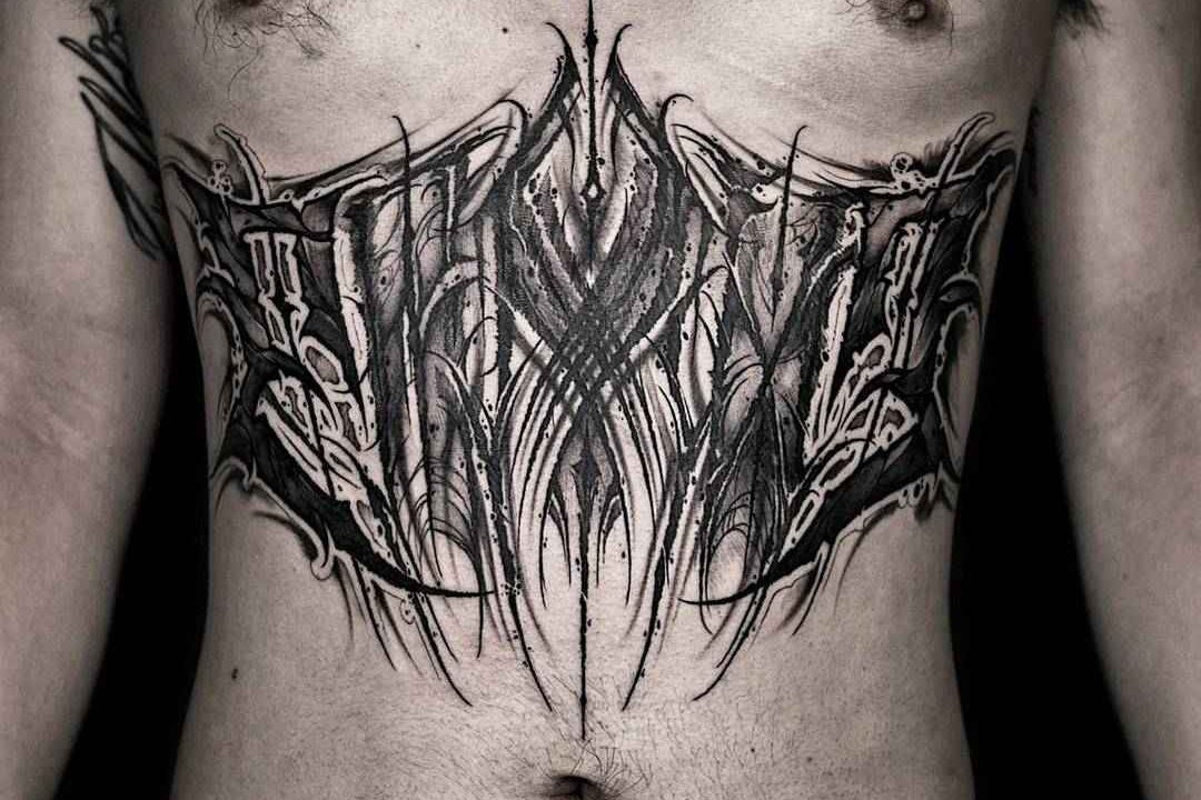 Tattoo Skizze Lettering