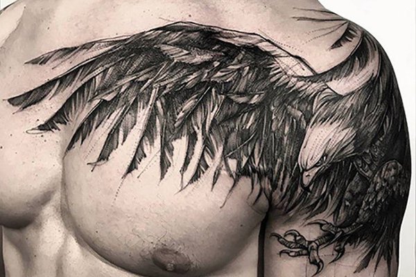 Tattoo-Skizzen Adler