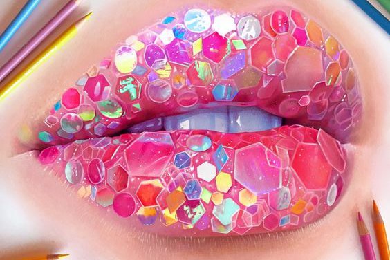 Lippe Tattoo Skizze