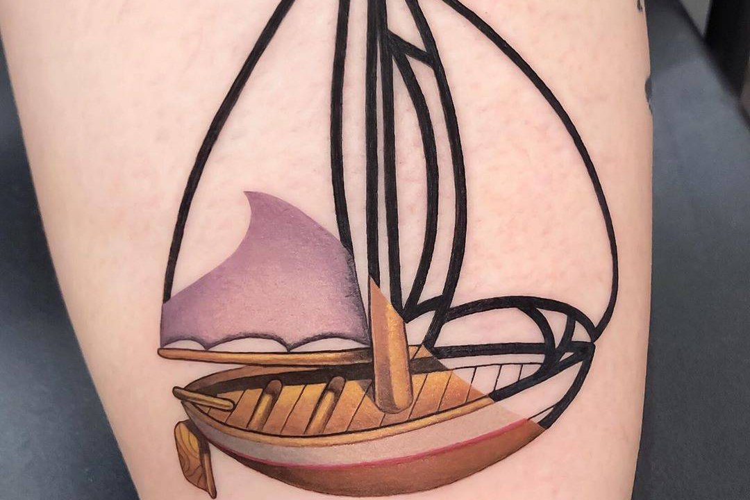Tattoo-Skizze Boot