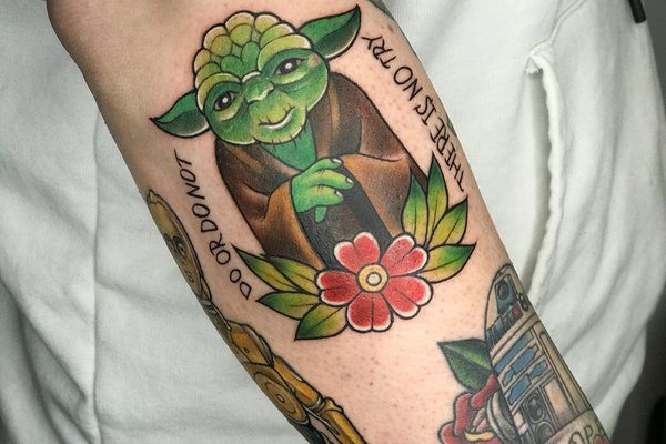 Jodа Tattoo Skizze