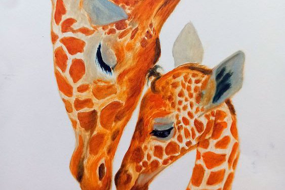 Tätowierungsskizzen Giraffe