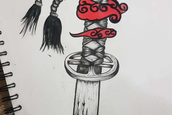 Tattoos Vorlagen vom Katana