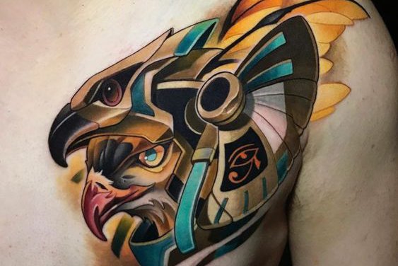 Tattoo-Skizze Falke