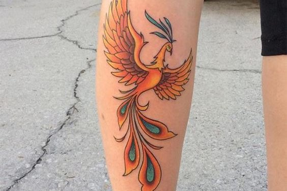 Tattoo Skizzen Feuervogel