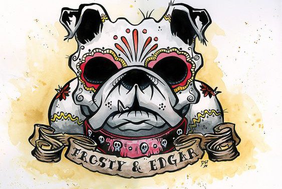 Tätowierungsskizzen Bulldog