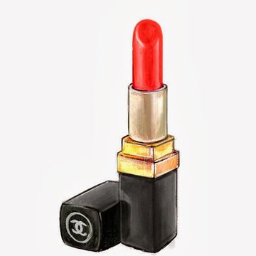 Tattoo Skizze Lippenstift