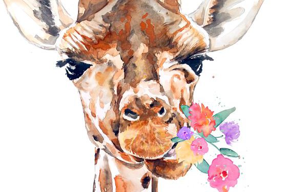 Tätowierungsskizzen Giraffe