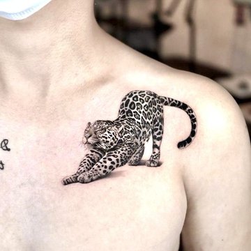 Jaguar Tattoo-Skizze