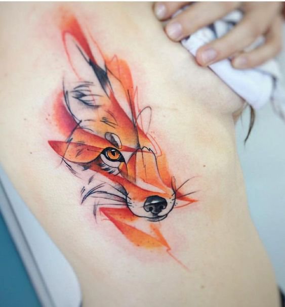 Fuchs Tattoo als Talisman: Schutz und Glück