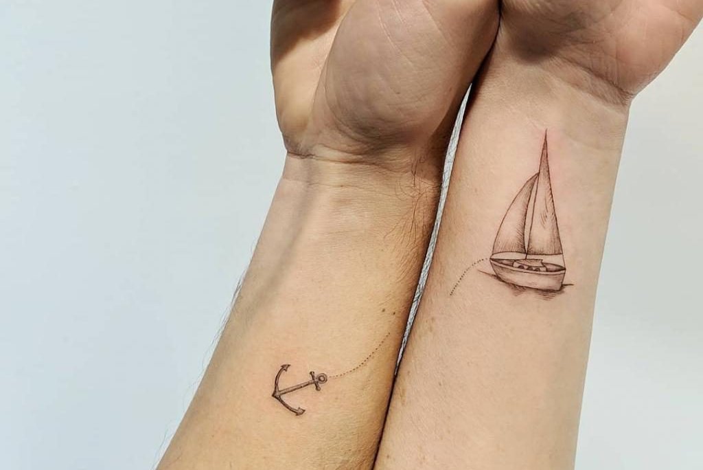 Tattoo-Skizze Boot