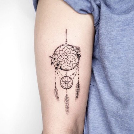 27+ schöne TraumfängerTattoos für Männer und Frauen Bedeutung