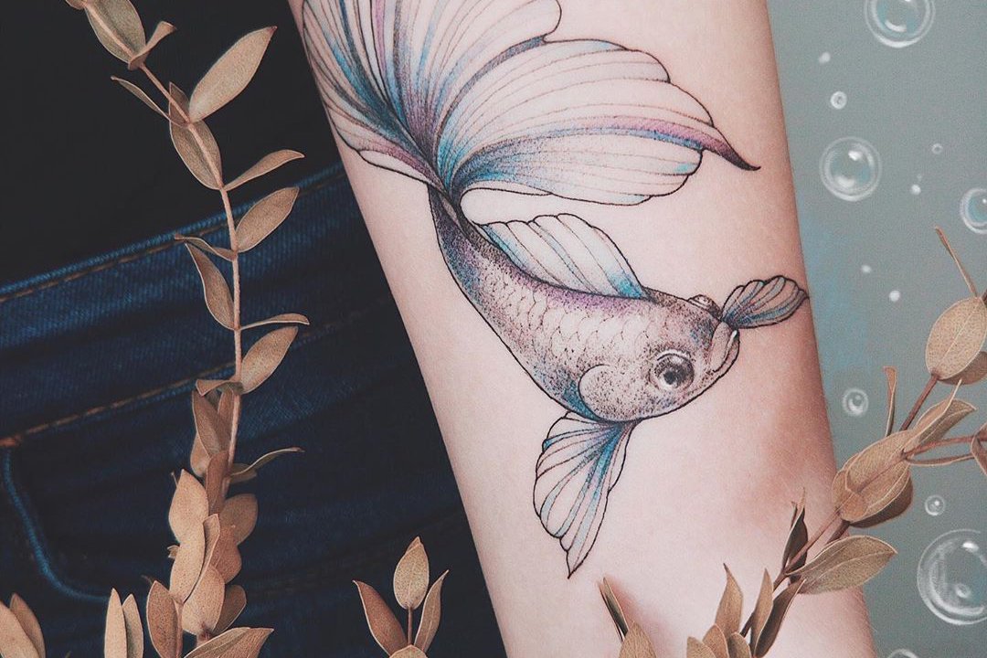 Fisch-Tattoo-Skizze