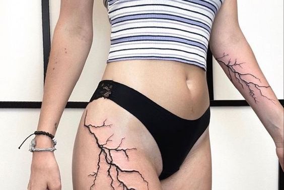 Tattoo-Skizzen Blitze