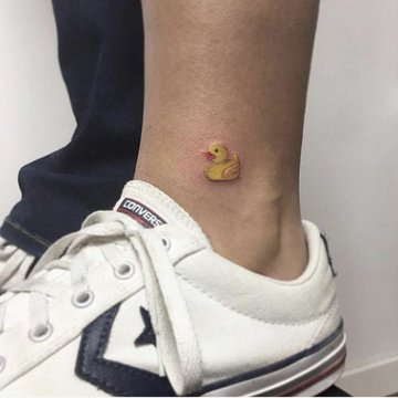 Tattoo Skizze Ente