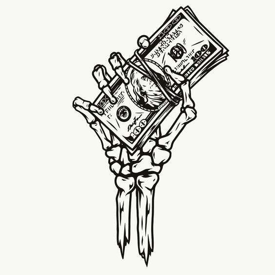 27+ Schöne Geld Tattoos für Männer und Frauen Bedeutung & Vorlagen