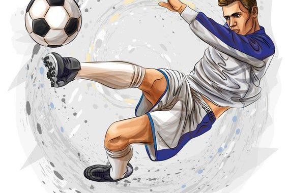 Tattoo-Skizzen Fußball