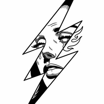 Tattoo-Skizzen Blitze