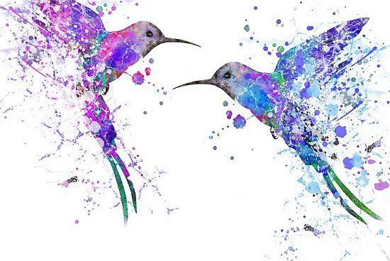 Tattoos Vorlagen vom Kolibri