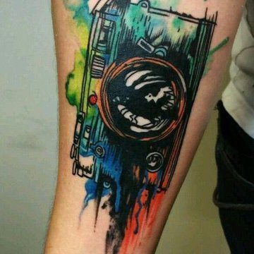 Tattoo-Skizzen “Objektivglas“