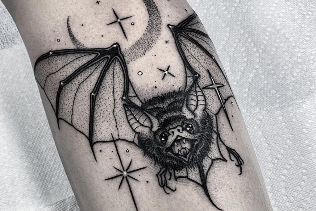 Tattoos vorlagen von Fledermaus
