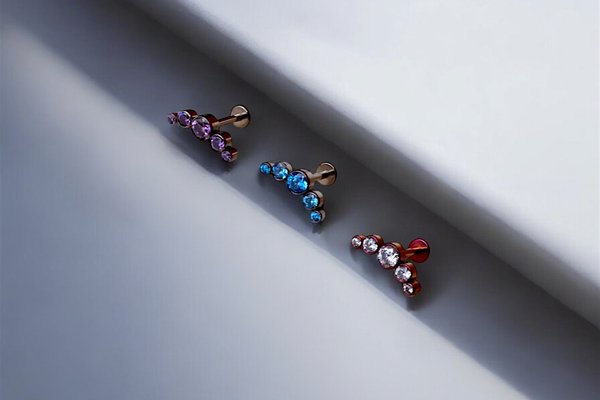Anodisiertes Piercing-Schmuck