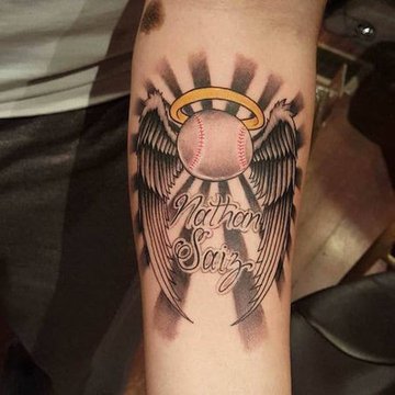 Tattoo-Skizzen Baseball