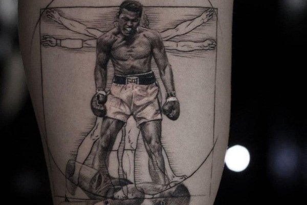 Tattoo-Skizze Boxen
