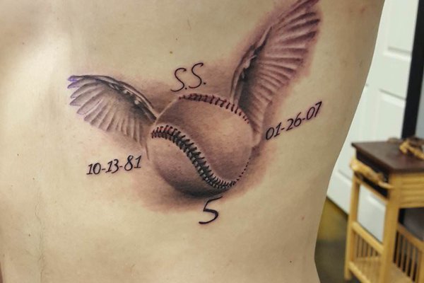 Tattoo-Skizzen Baseball