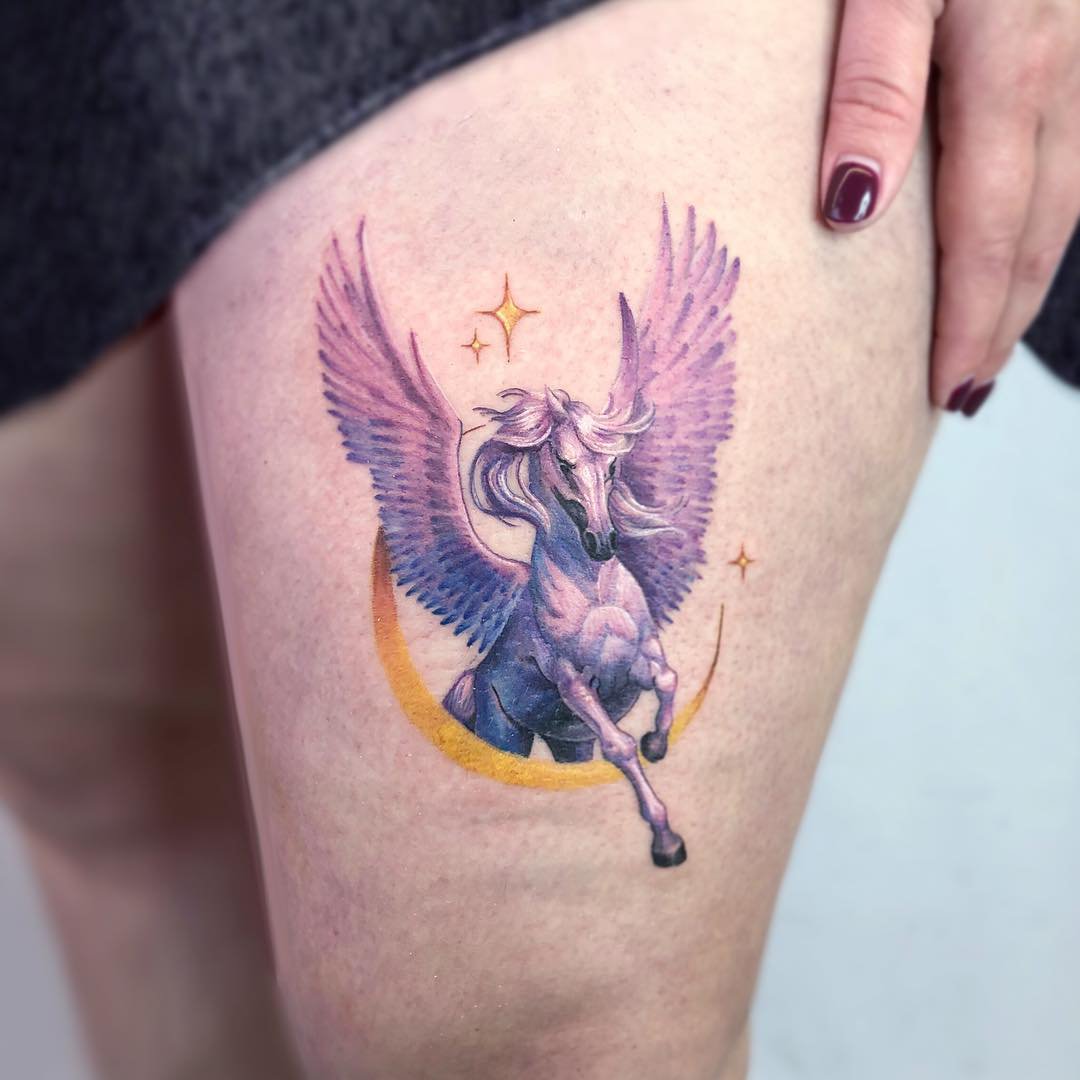 25+ Beste Pegasus Tattoo-Designs für Männer und Frauen: Bedeutung &  Vorlagen-Ideen - VeAn Germany