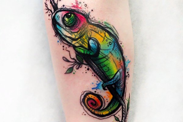 Tattoo-Skizzen “Chamäleon”