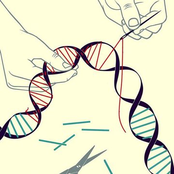 DNA Tattoo Skizze