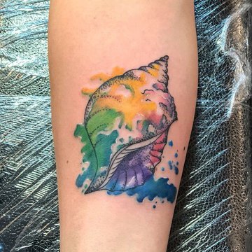 Tattoo-Skizzen Muschel
