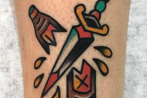 Tattoo Vorlagen vom Dolch