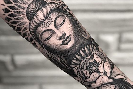 Tätowierungsskizzen Buddha
