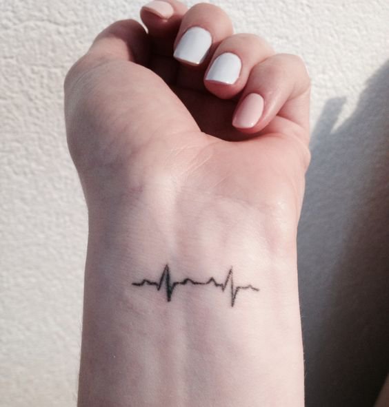 27+ Schöne Herzschlag Tattoos für Männer und Frauen Bedeutung