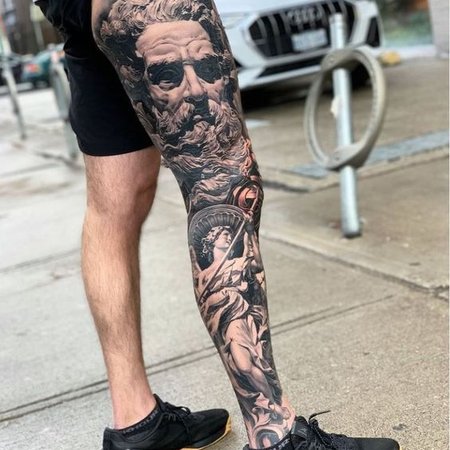 BeinTattoos für Männer 20+ coole Designs VeAn Germany